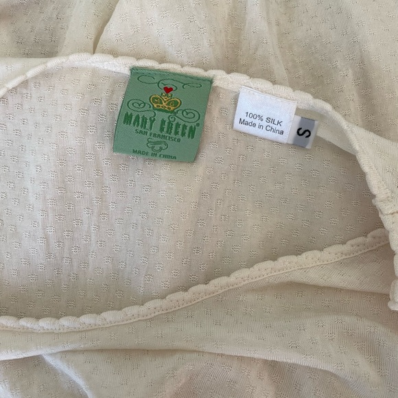 Mary Green Silk Cami - Picture 2 of 4